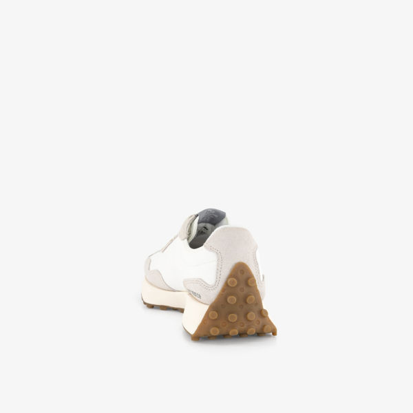 Кроссовки New Balance 327 из замши и кожи низкие, белый — фото 4