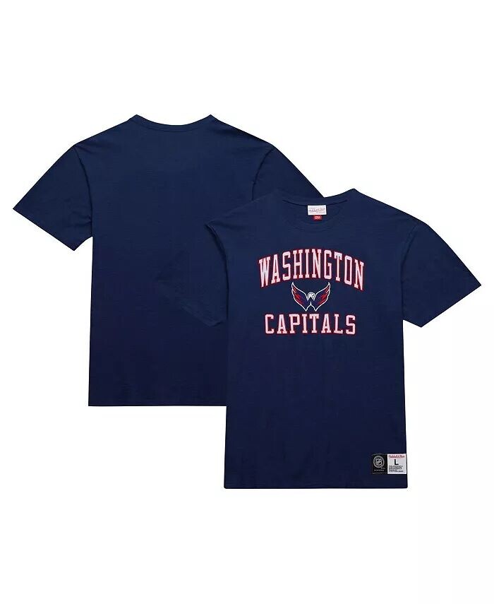 

Мужская темно-синяя футболка Washington Capitals Legendary Slub Mitchell & Ness, синий