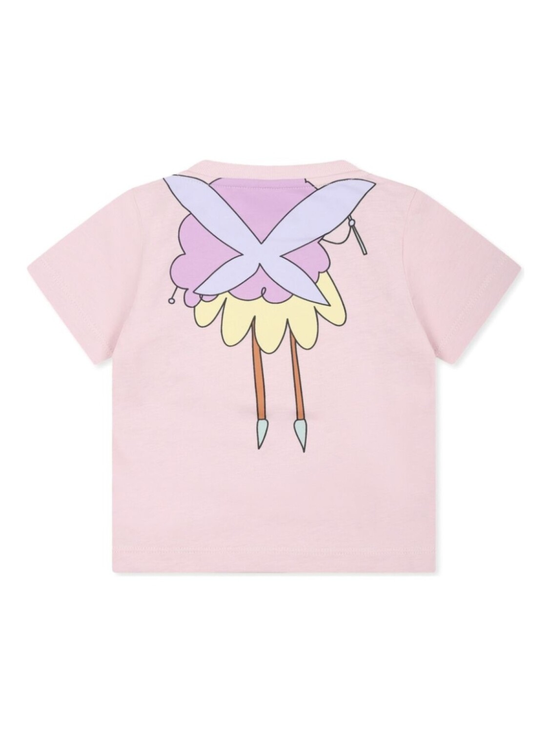 Футболка с графическим принтом Stella McCartney Kids, розовый — фото 2