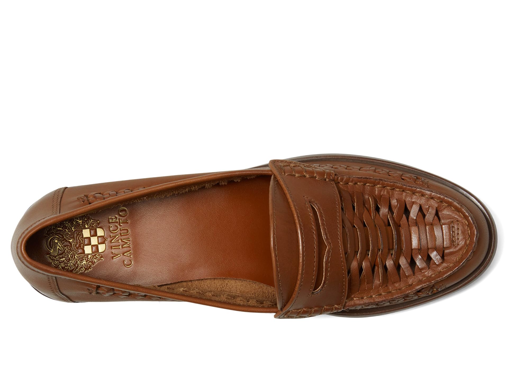 Лоферы Vince Camuto Calie Braided Flat Loafer, цвет Carmello — фото 2