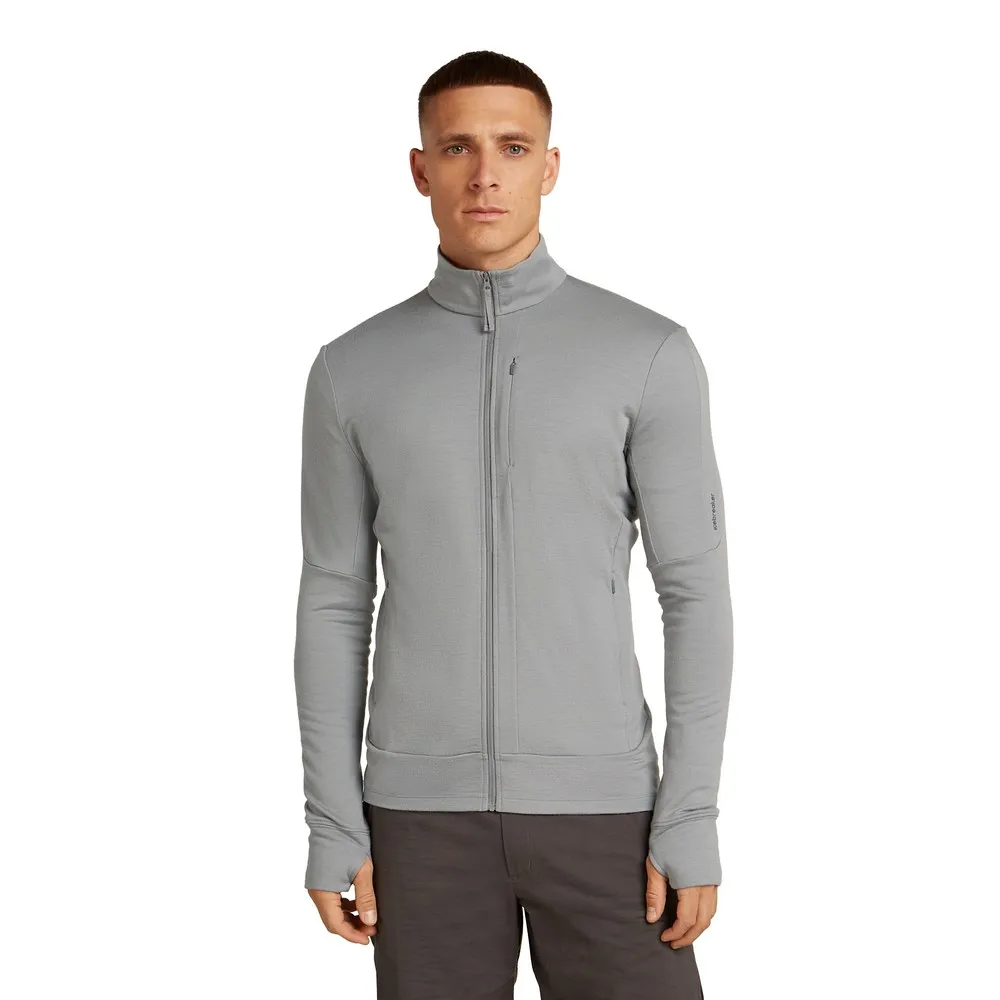 

Толстовка Icebreaker Merino 260 Quantum full zip, серый