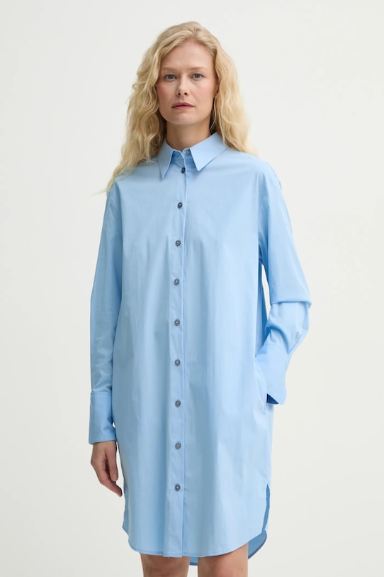 

Хлопковое платье Marc O'Polo, синий