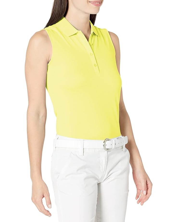 

Поло Callaway Sleeveless Essential Solid Knit, цвет Limeade