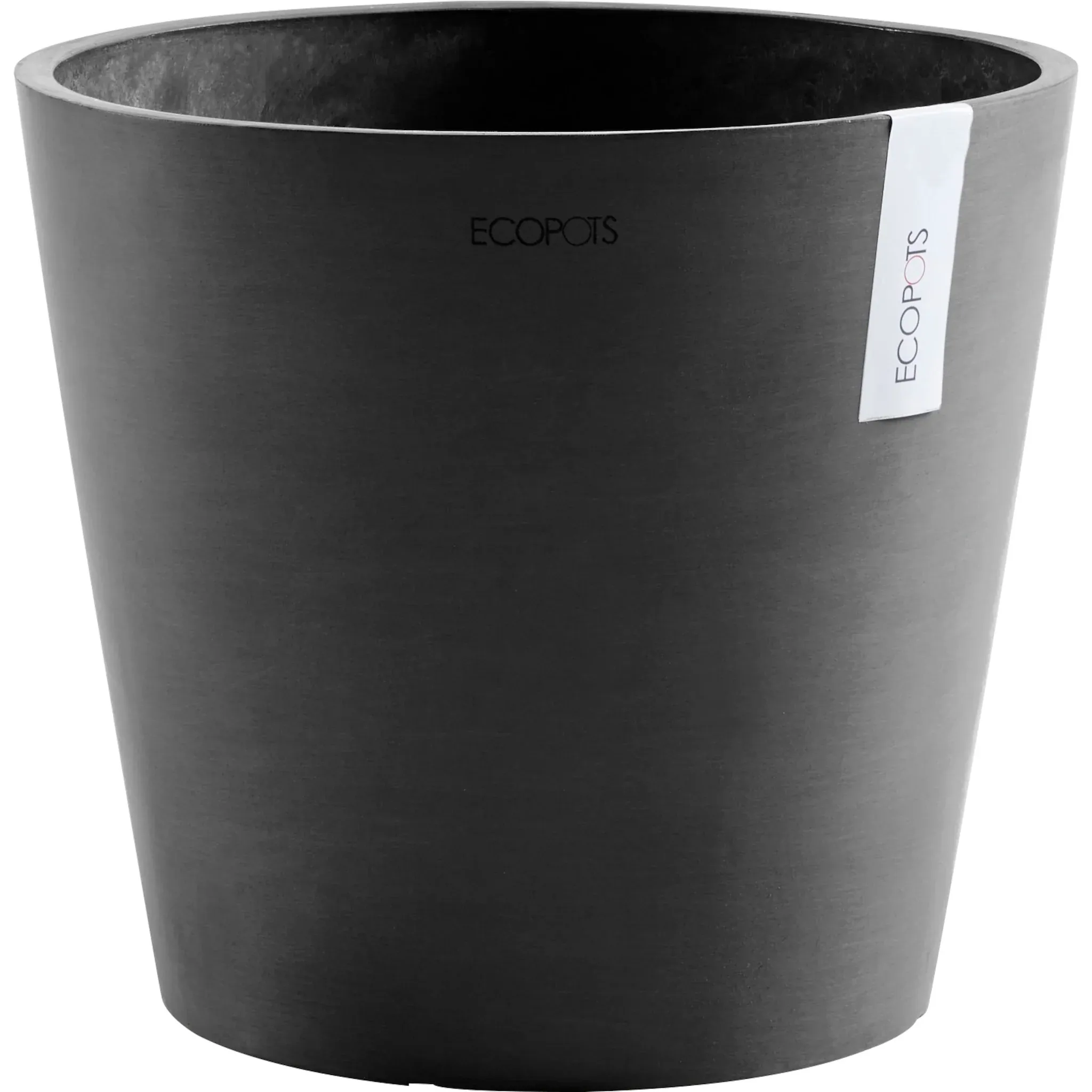 

Цветочный горшок ECOPOTS «AMSTERDAM Dark Grey», ШxГxВ: 40x40x35 см, с резервуаром для воды, темно-серый