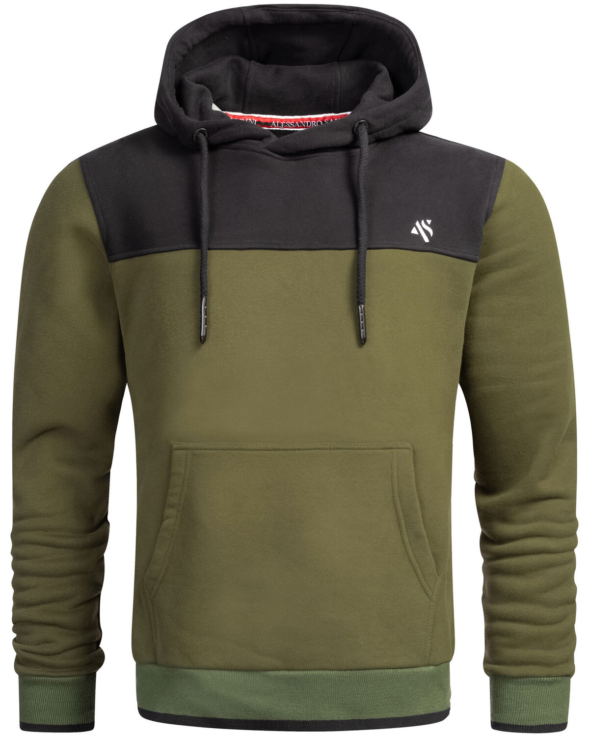 

Толстовка Alessandro Salvarini Kapuzenpullover AS 312, оливковый