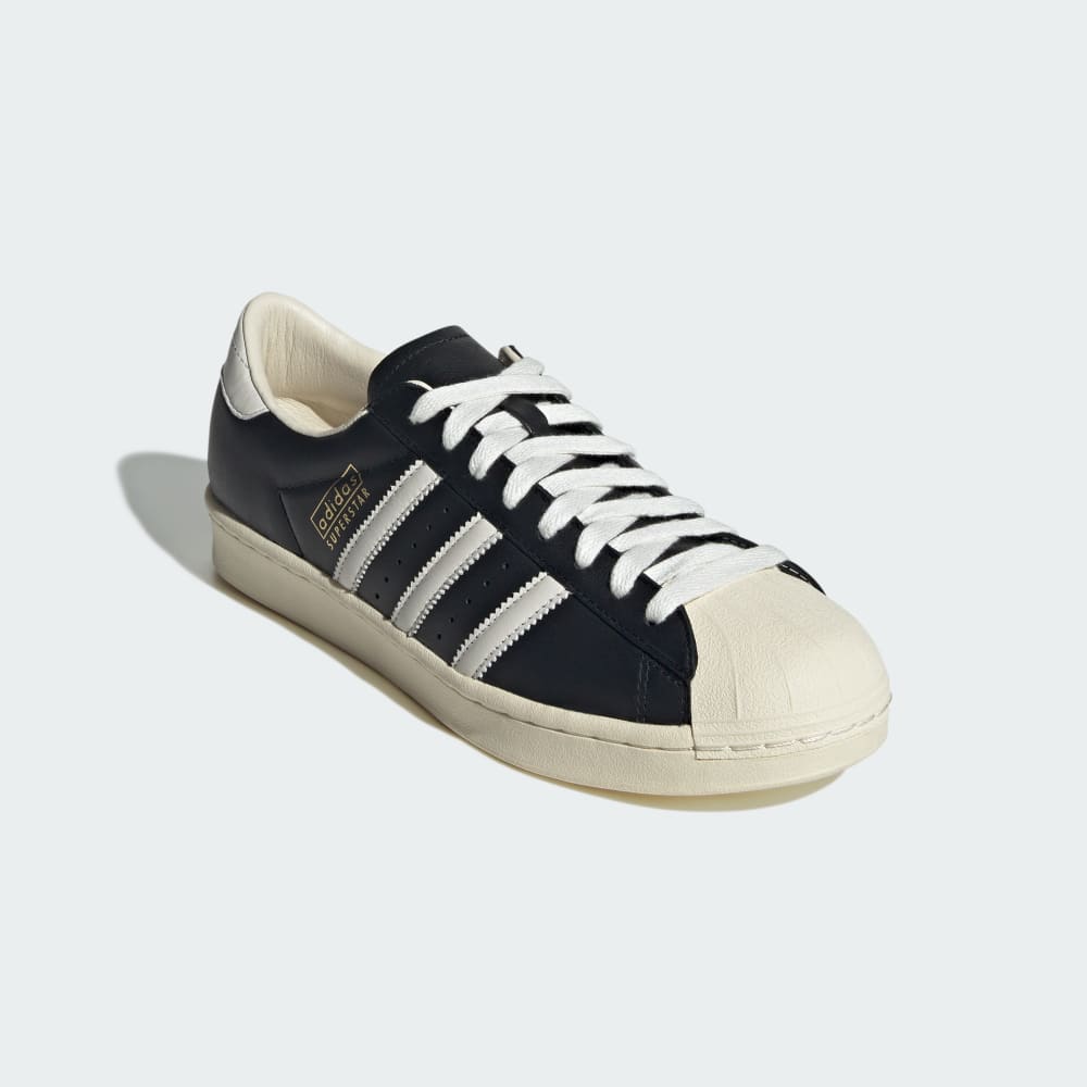 Кроссовки Adidas Superstar Vintage Shoes, цвет Core Black/Core White/Cream White — фото 4