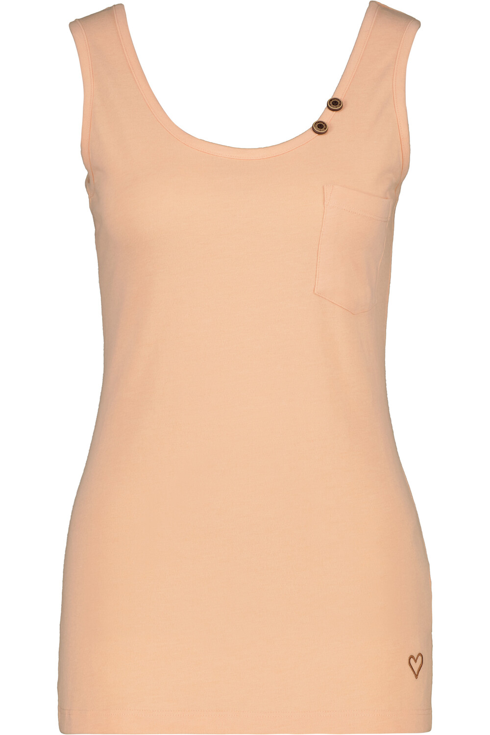 

Топ alife and kickin Tank, Shirt JennyAK A, цвет mellow peach melange