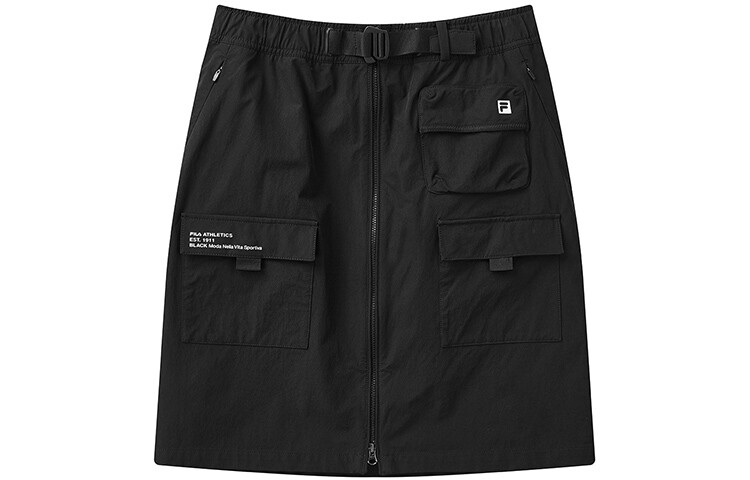 

FILA Женская повседневная длинная юбка, цвет Black