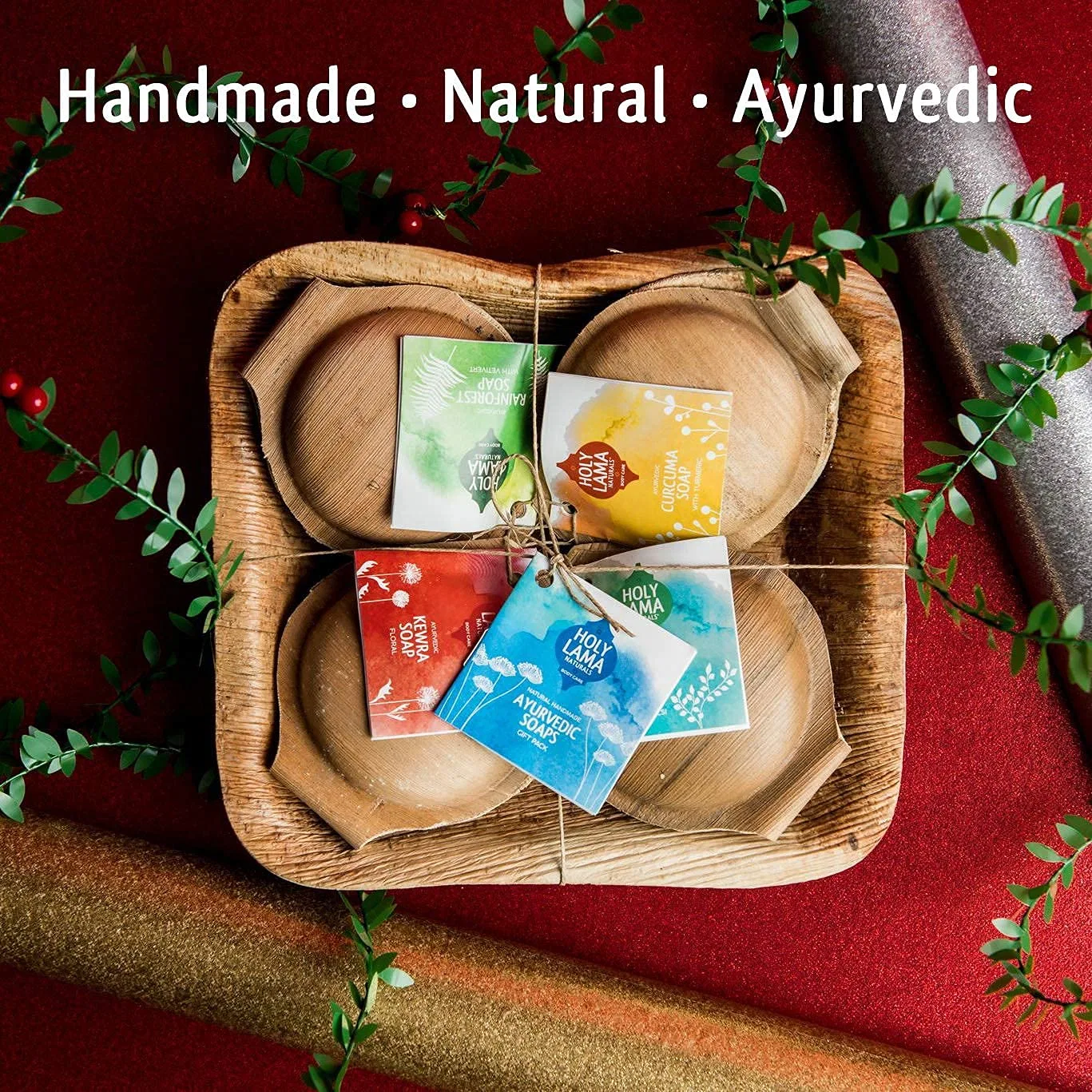 Набор аюрведического мыла Holy Lama Naturals, 4 шт. Holy Lama Naturals — фото 2