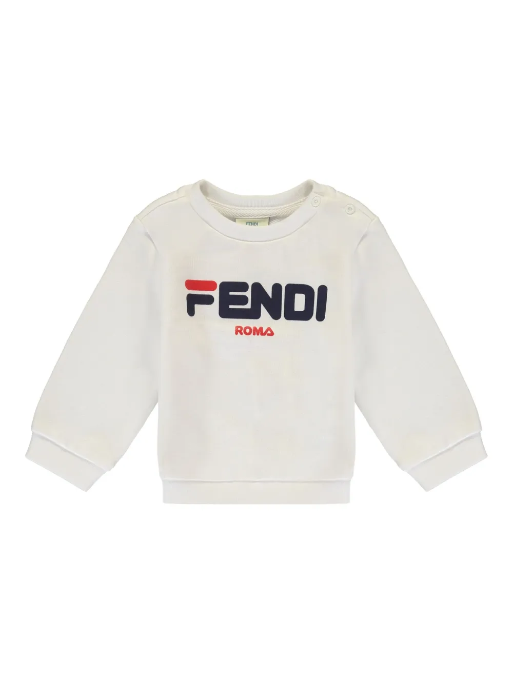 

Толстовка с логотипом FENDI KIDS, белый