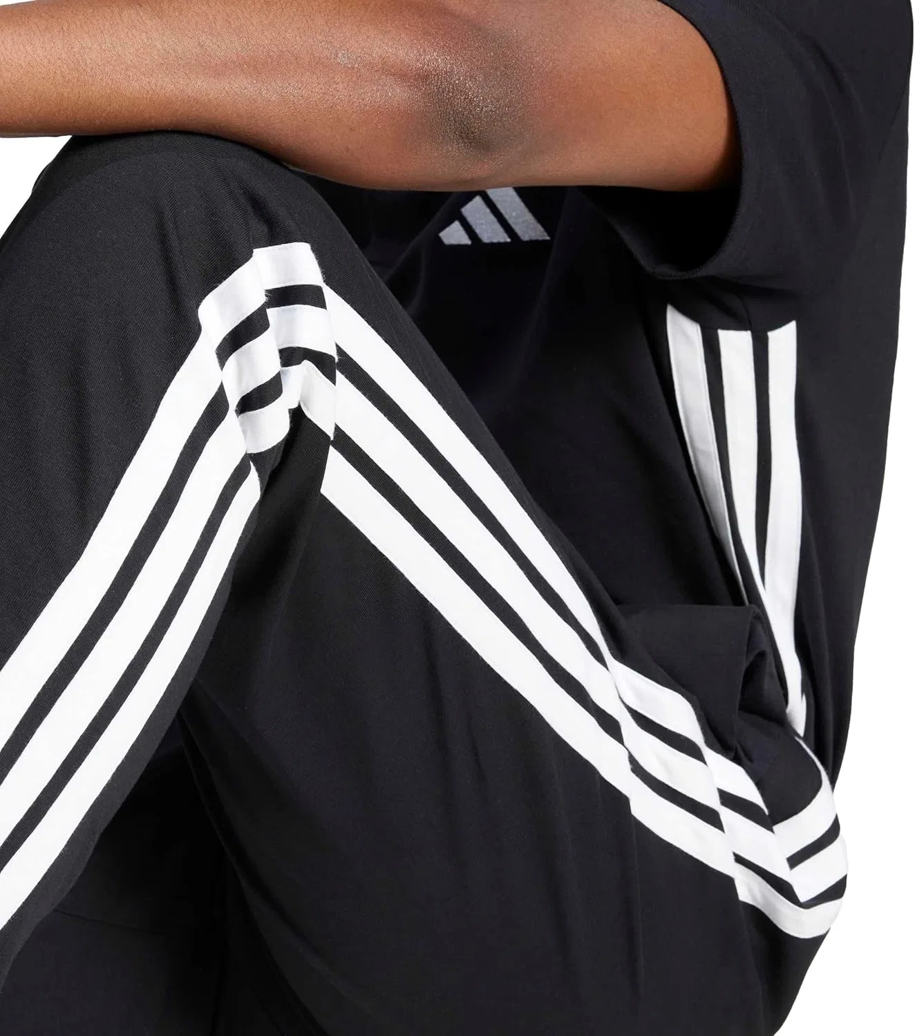 Мужские спортивные брюки adidas Essential Three Stripes Single Jersey Pant — фото 4