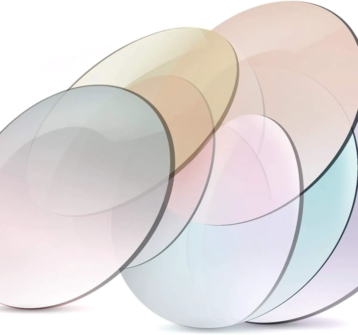 

Крупные квадратные солнцезащитные очки без оправы с тонировкой, унисекс, для женщин и мужчин, цельные, цветные, прозрачные, в стиле ретро OLINOWL, Dark Grey