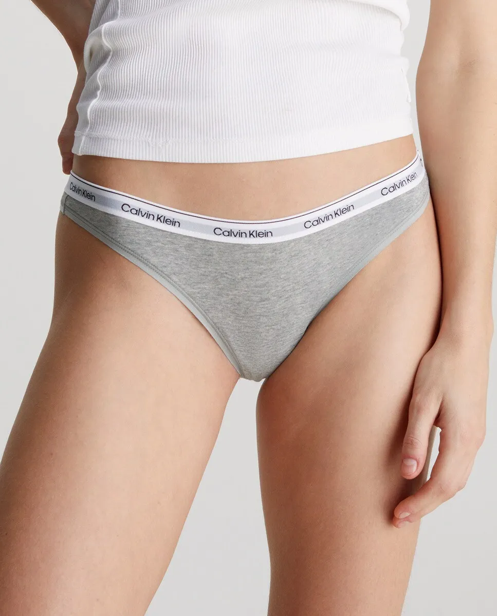 

Стринги - современный логотип Calvin Klein, серый