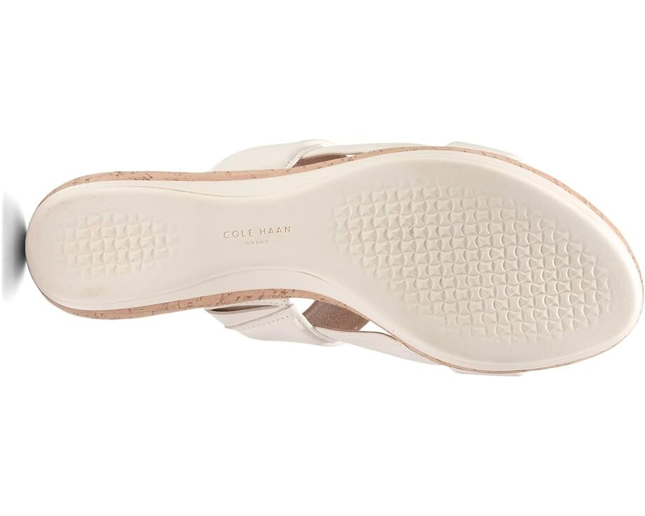 Сандалии Cole Haan Aislin Wedge, цвет Ivory Leather/Cork — фото 3