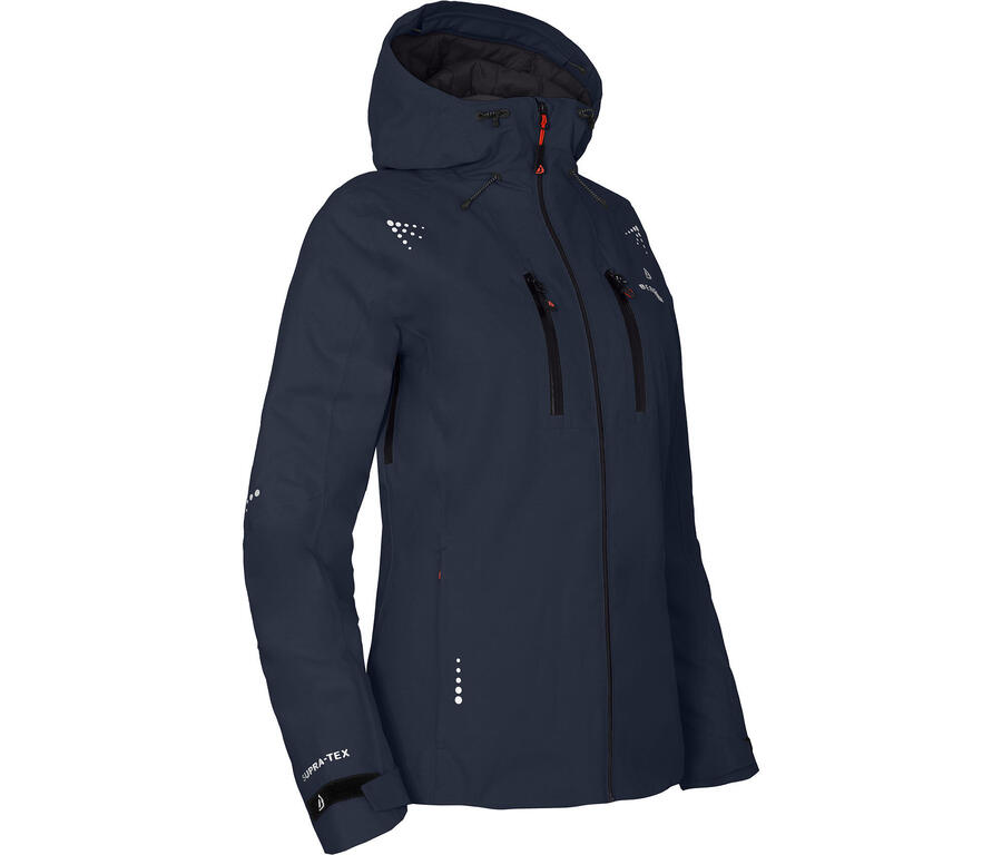 

BERGSON Куртка-дождевик с легкой подкладкой, из переработанного материала, водонепроницаемость 20 000 мм водяного столба, синяя