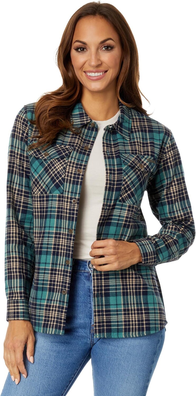 

Рубашка Salty Crew Long Haul Flannel, цвет Atlantic Green