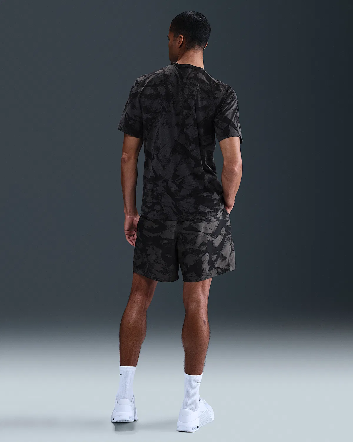 Мужские шорты Nike Form Dri-FIT 7" Unlined Versatile, Anthracite/White — фото 4