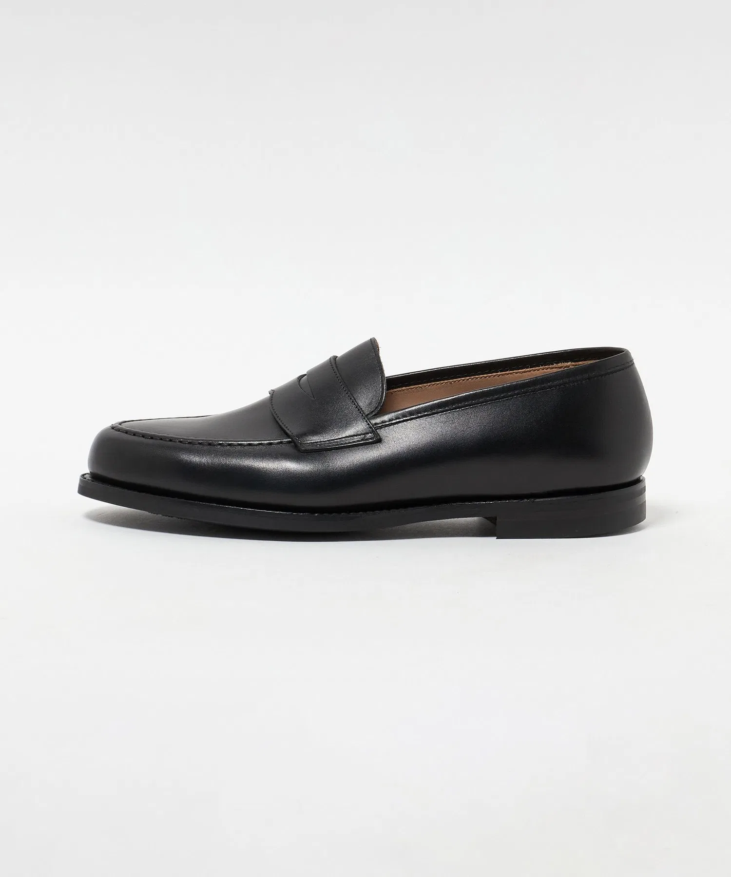 Мужские кожаные лоферы CROCKETT&JONES BOSTON2 чёрные