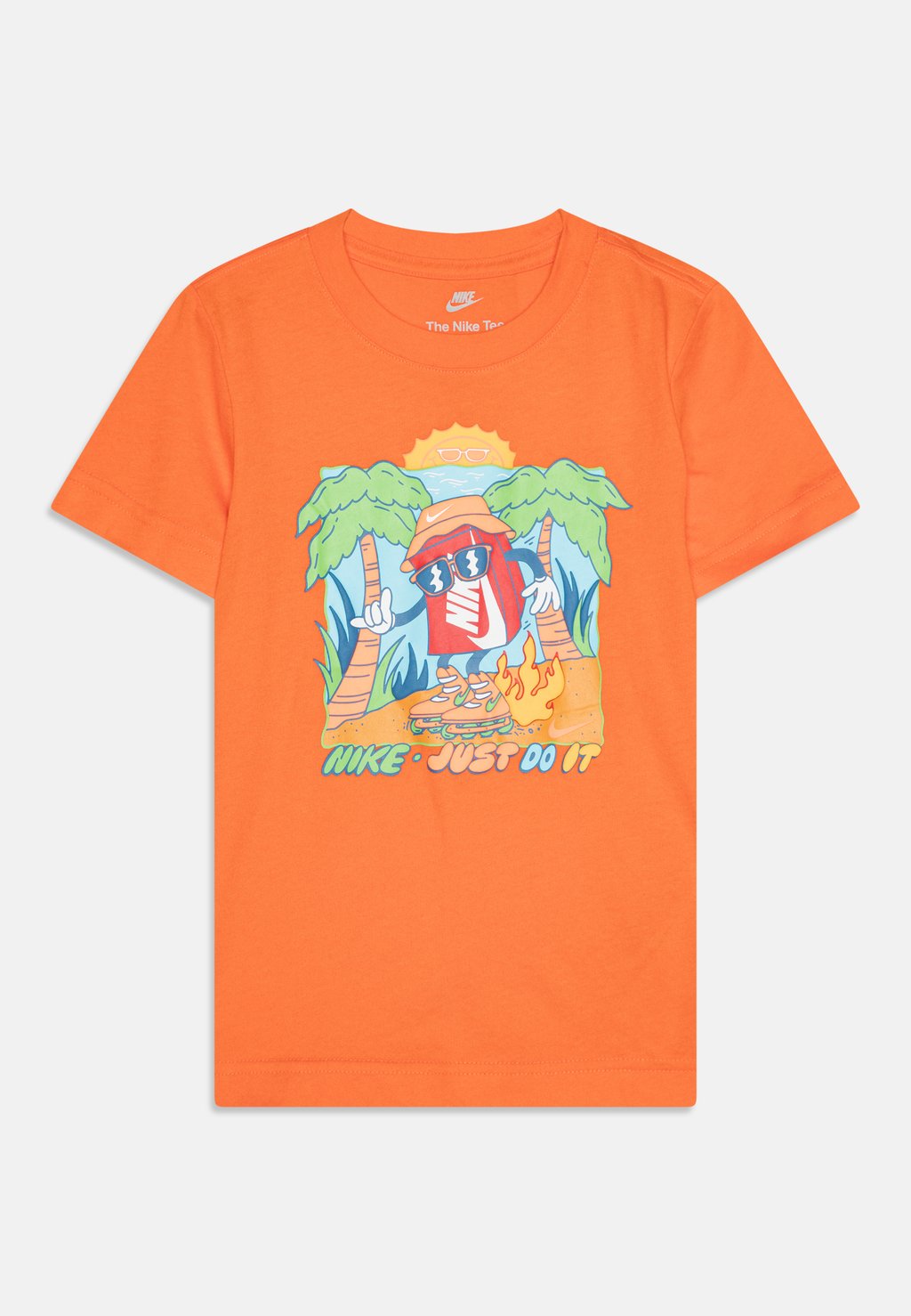 

Футболка с принтом BOXY PALM TREE TEE Nike Sportswear, оранжевый