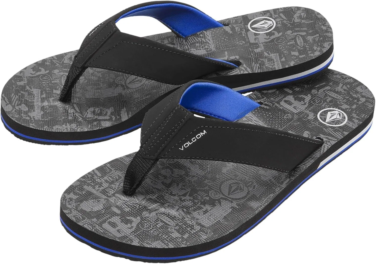 Сандалии мужские водонепроницаемые Volcom, Black Print