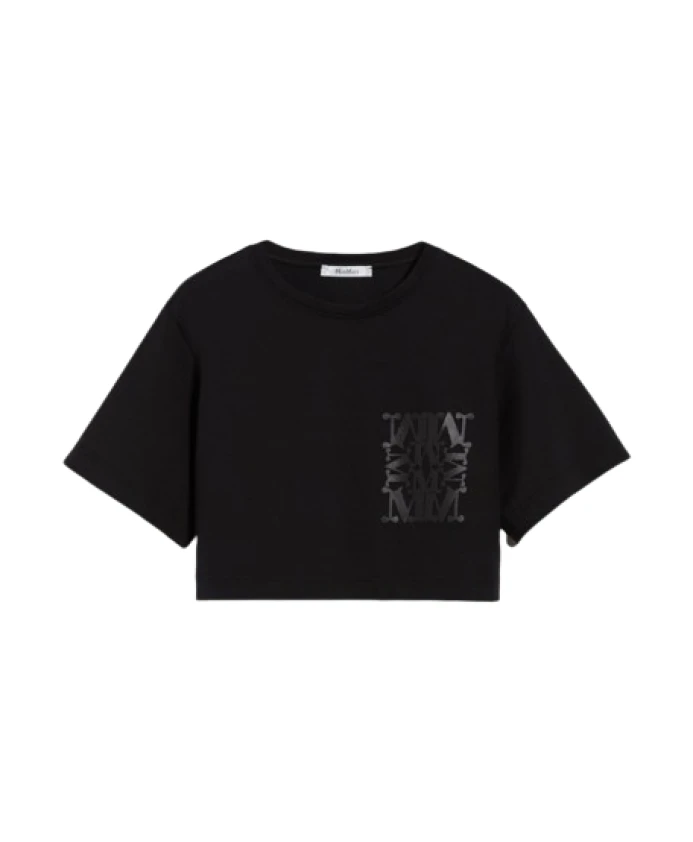 

Черная футболка с коротким рукавом Max Mara, черный