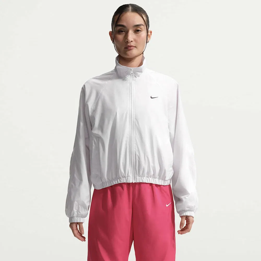 Женская спортивная оверсайз УФ-защитная куртка белая от Nike