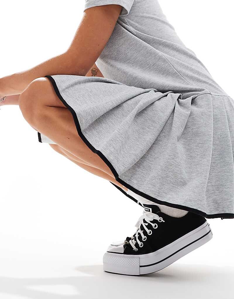 Черные кроссовки широкого кроя Converse Chuck Taylor All Star Lift Ox Wide Fit — фото 4