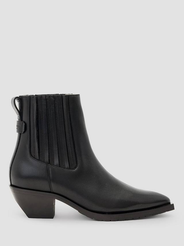 Кожаные челси AllSaints, Black