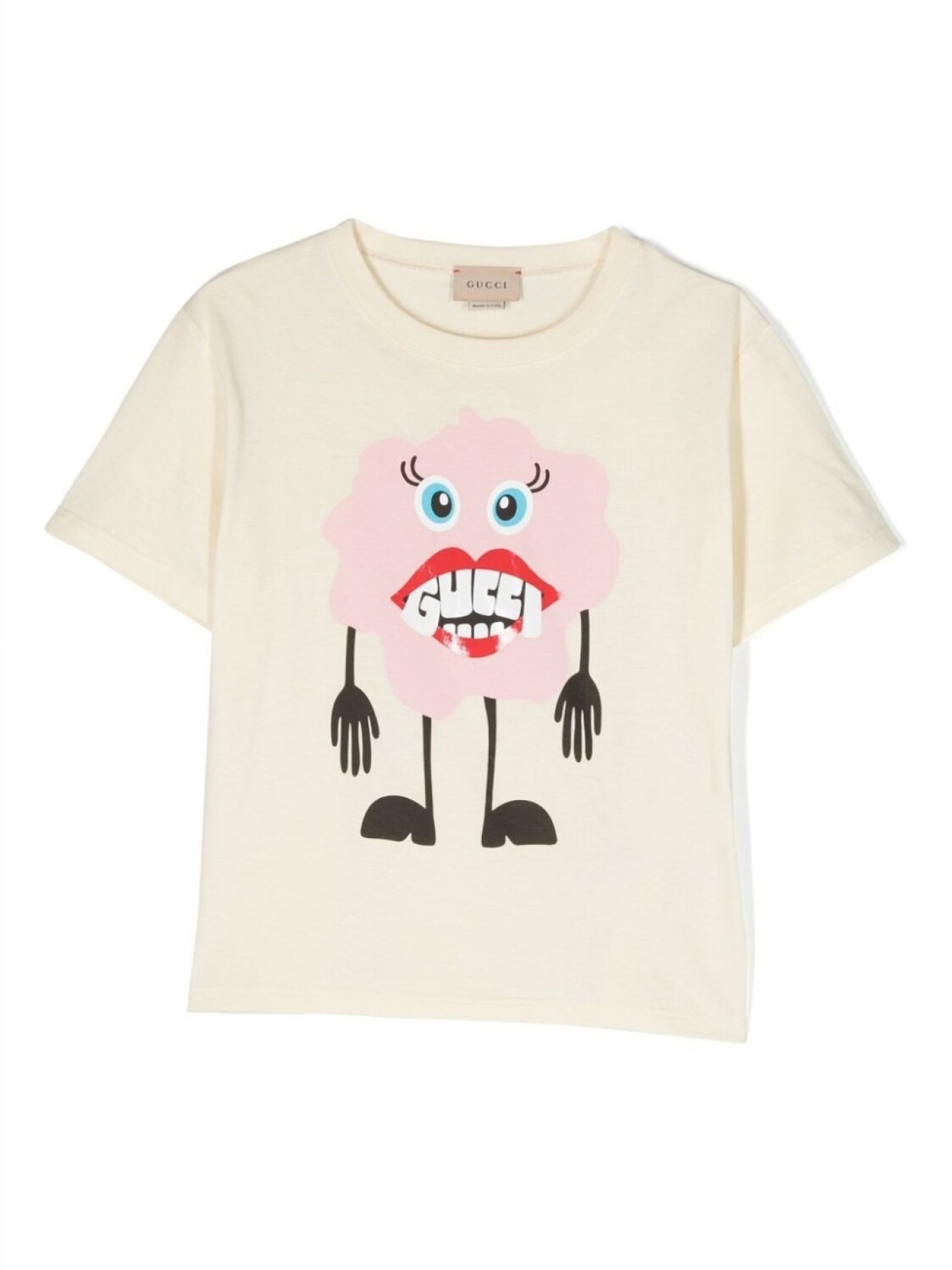 

Gucci Kids футболка с графичным принтом, нейтральный цвет