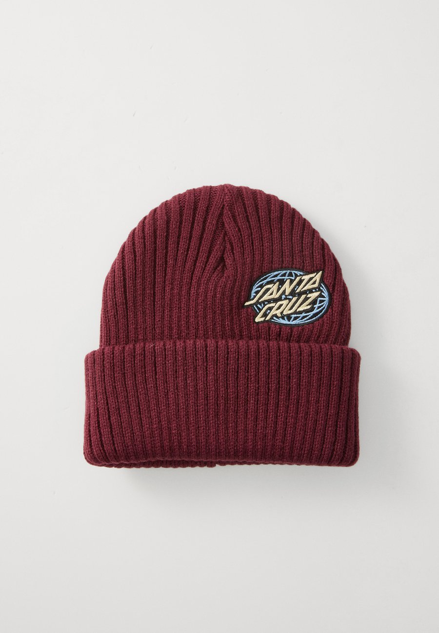

Шапка Santa Cruz GLOBAL OVAL DOT BEANIE UNISEX, Dark Cherry/Dark Red