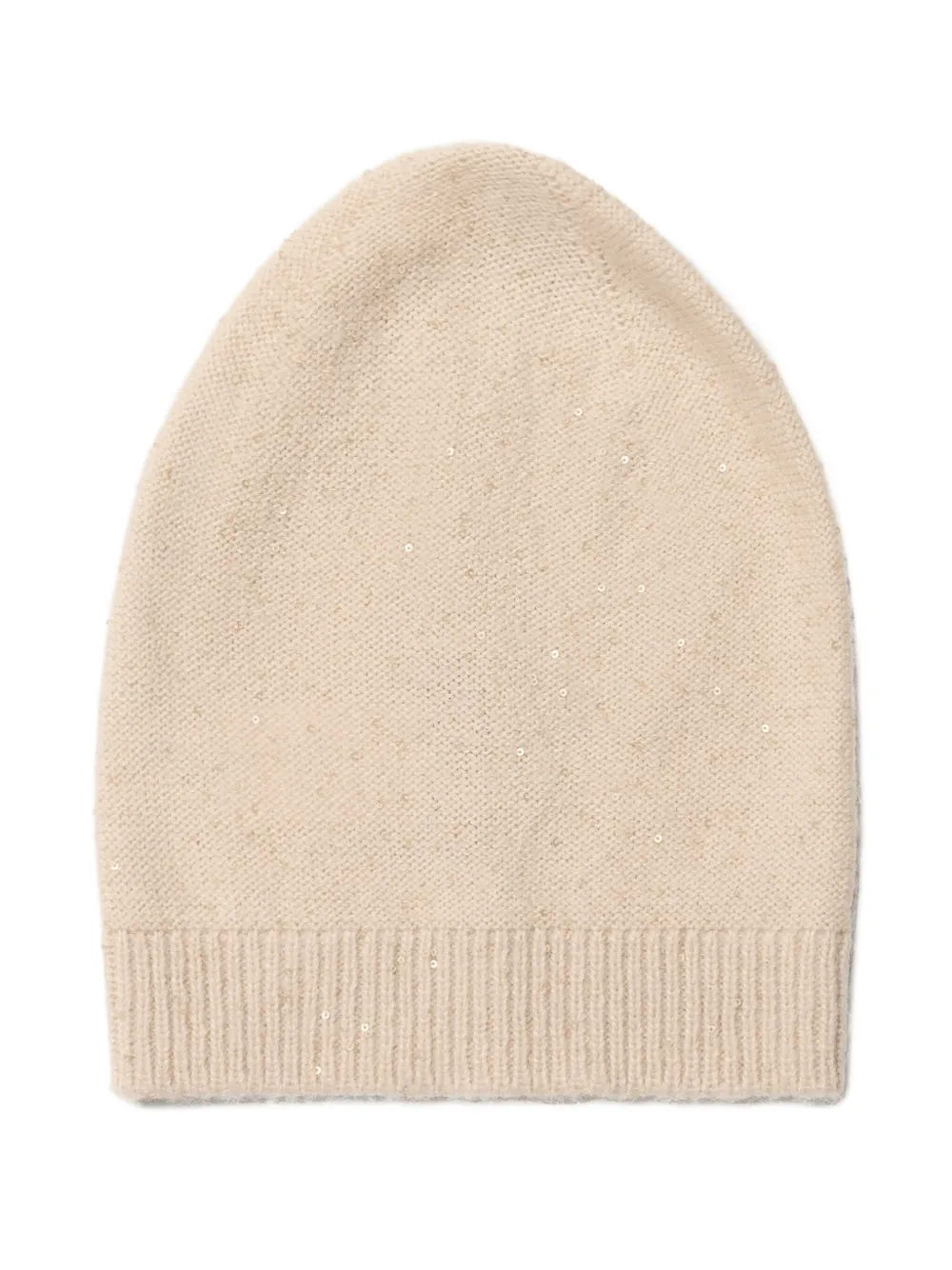 

Шапка с отделкой пайетками Fabiana Filippi, нейтральный