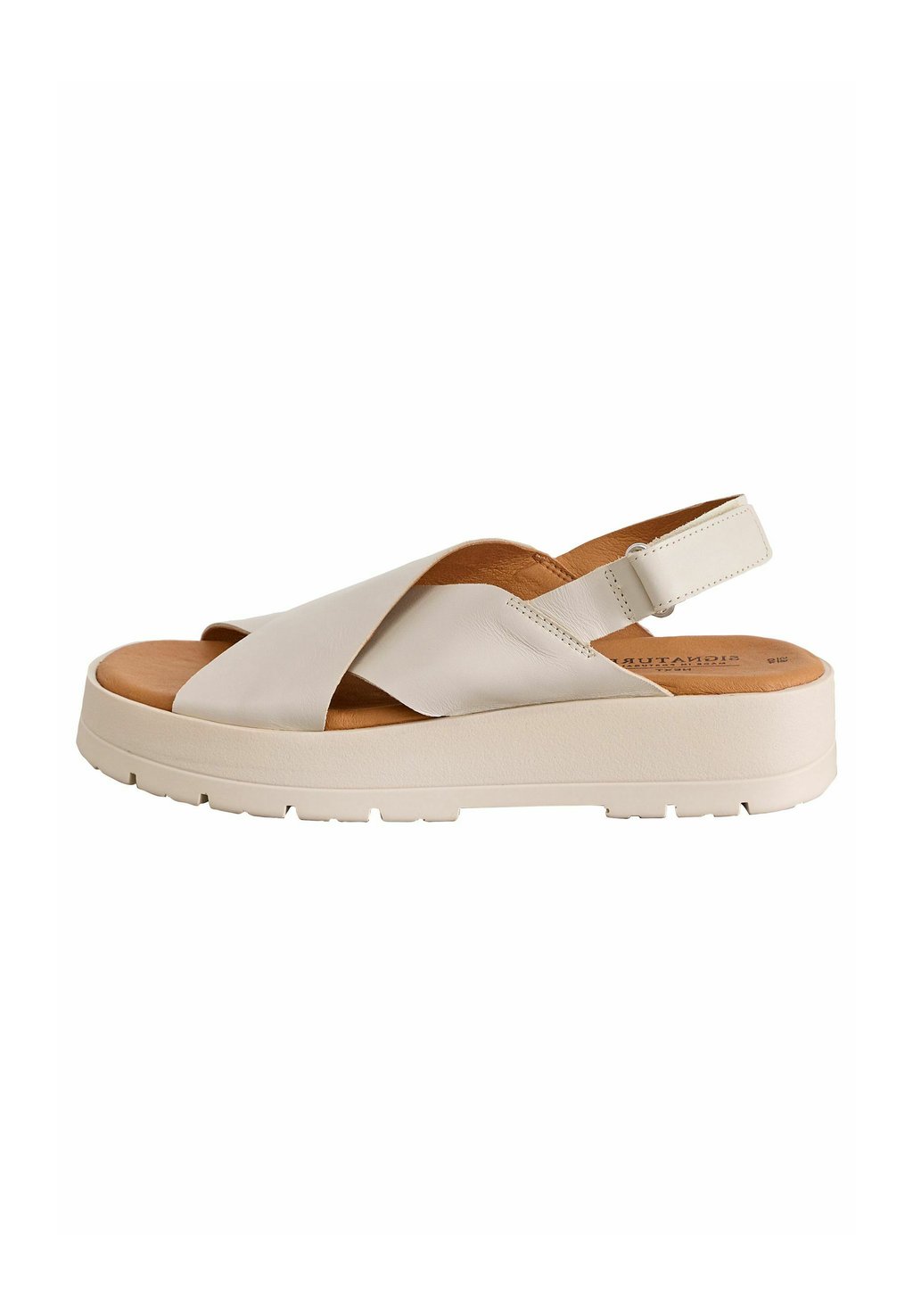 Босоножки на платформе REGULAR FIT SIGNATURE CROSS STRAP CHUNKY Next, бежевый