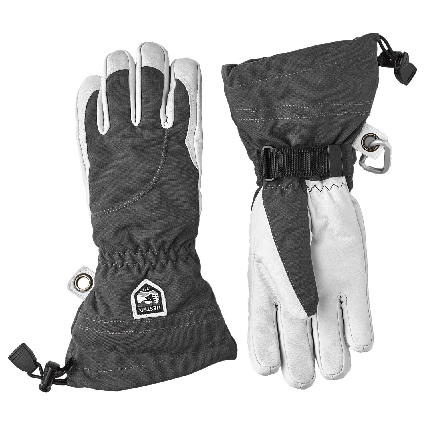 

Перчатки Hestra Heli, цвет Grey/Off White
