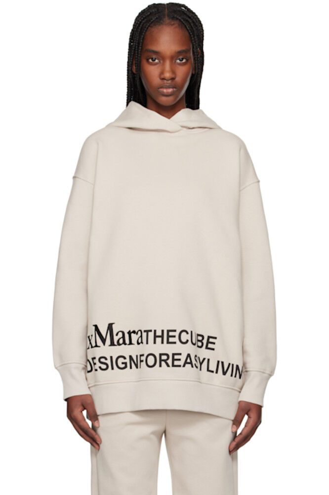 

Бежевый Felpa Hoodie Max Mara