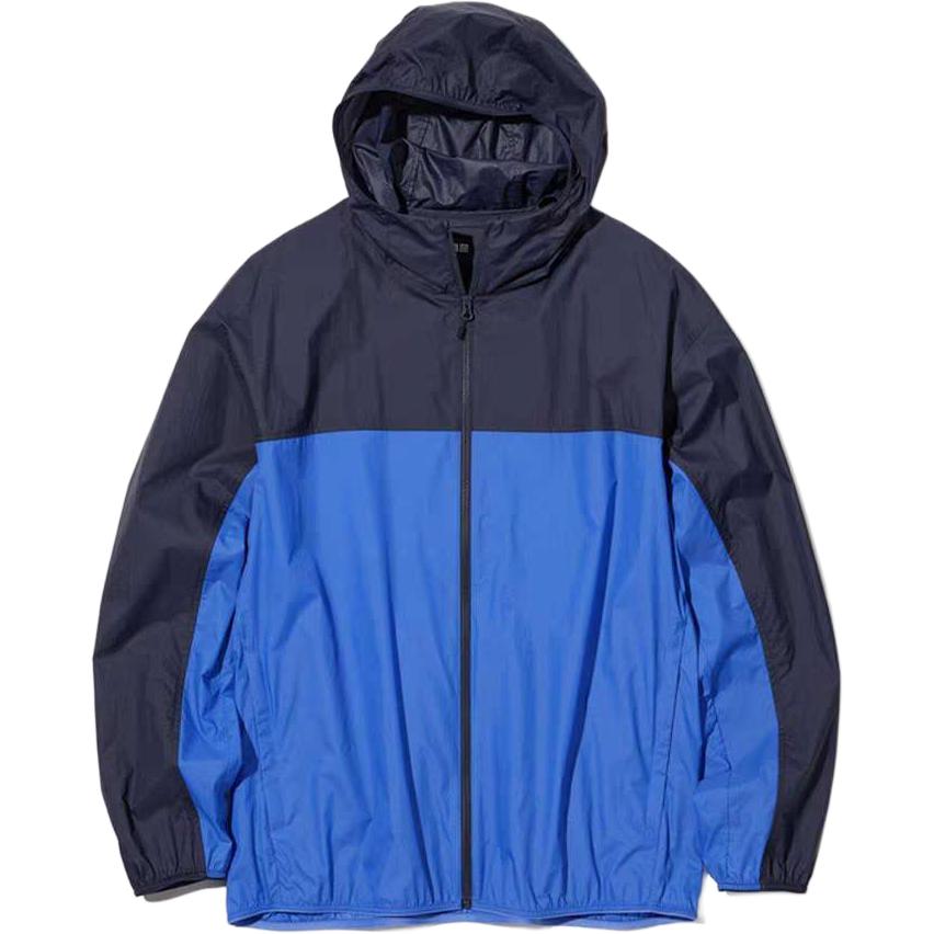 

UNIQLO Мужская и женская одежда для защиты от солнца синего и черного цвета, 62 Blue & Black