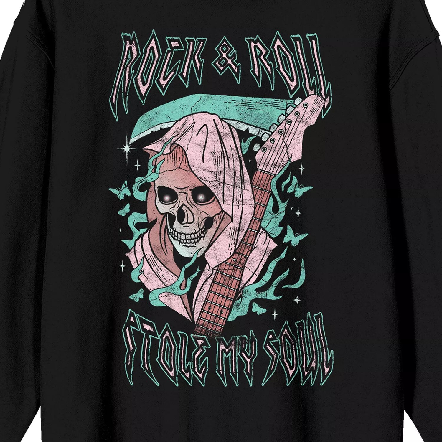 

Мужская футболка Grim Reaper "Rock & Roll Stole My Soul" с винтажным рисунком Licensed Character