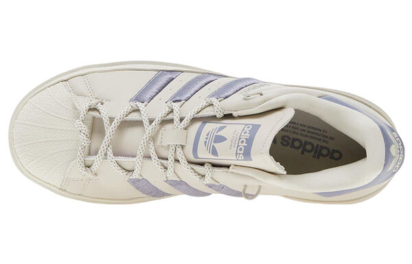 Кроссовки оригиналы суперзвезда бонега Adidas, белый — фото 4