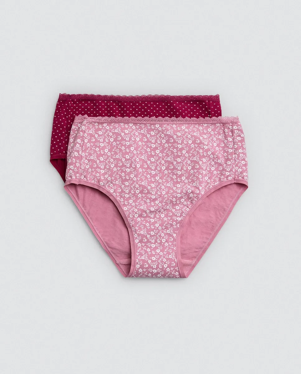 

Упаковка из 2 высоких трусов с принтом, размер S, YSABEL MORA Ysabel Mora, мультиколор