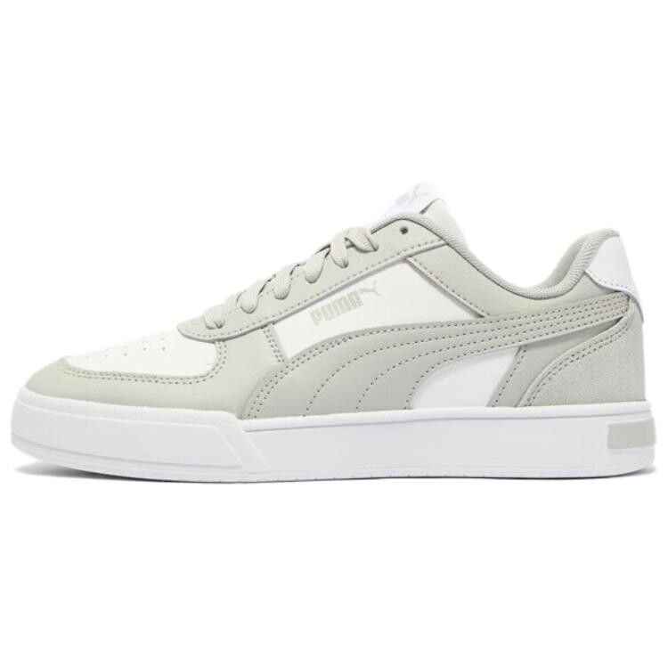 Кроссовки Puma Caven Skateboarding Shoes Unisex Low-top Grey/white, серый/черный/кремовый
