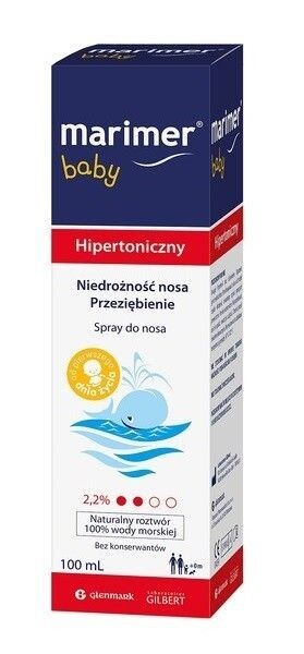 

Гипертоническая морская вода Marimer Baby Hipertoniczny Aerozol , 100 мл