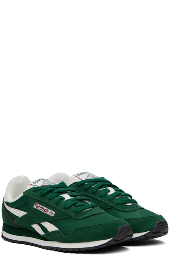 Зеленые классические кроссовки AZ Reebok Classics — фото 4