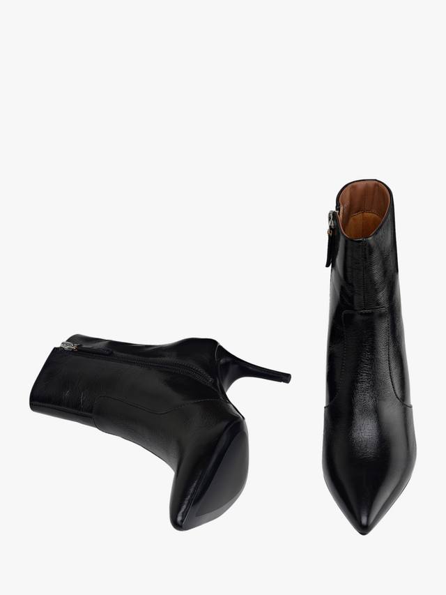 Ботильоны Duchess Close на шпильке с острым носом из кожи Radley, Black — фото 3