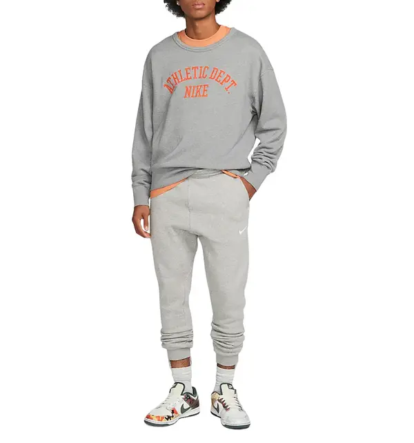 Толстовка sportswear trend 'carbon heather team orange' Nike, мультиколор — фото 2