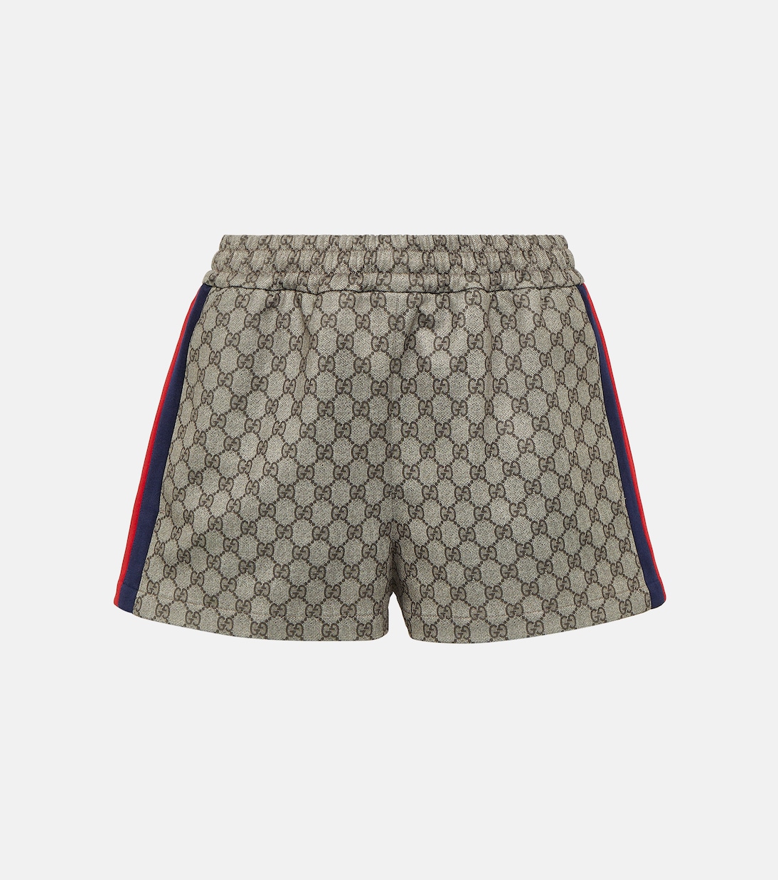 

Шорты для гольфа Web Stripe GG Gucci, Beige/Ebony/Mc