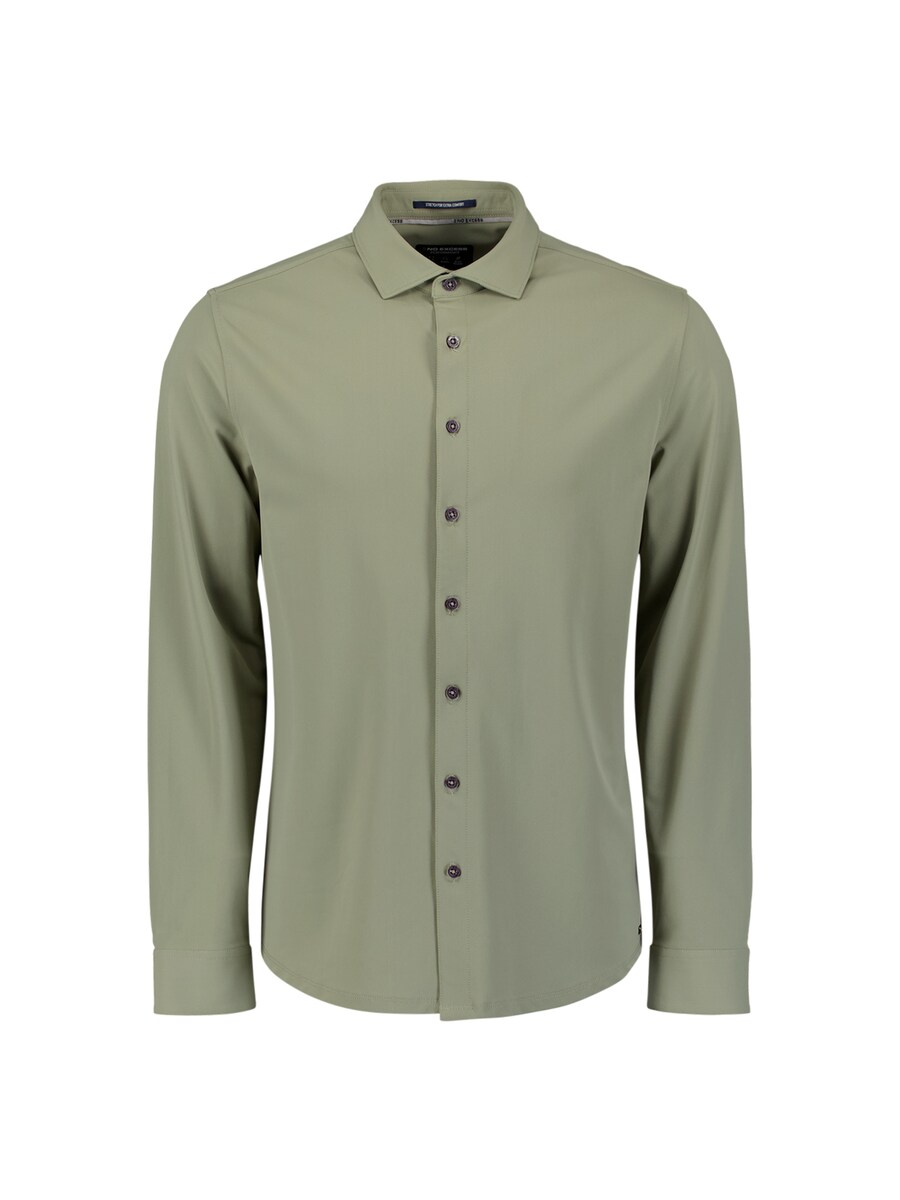 

Рубашка на пуговицах классического кроя No Excess, светло-зеленый