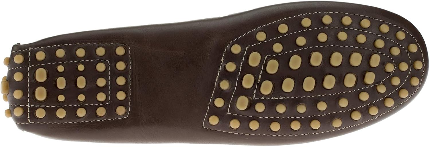 Мужские кожаные мокасины DTI BB Signature Drenot Slip-On для вождения Dti Darya Trading, коричневый — фото 4