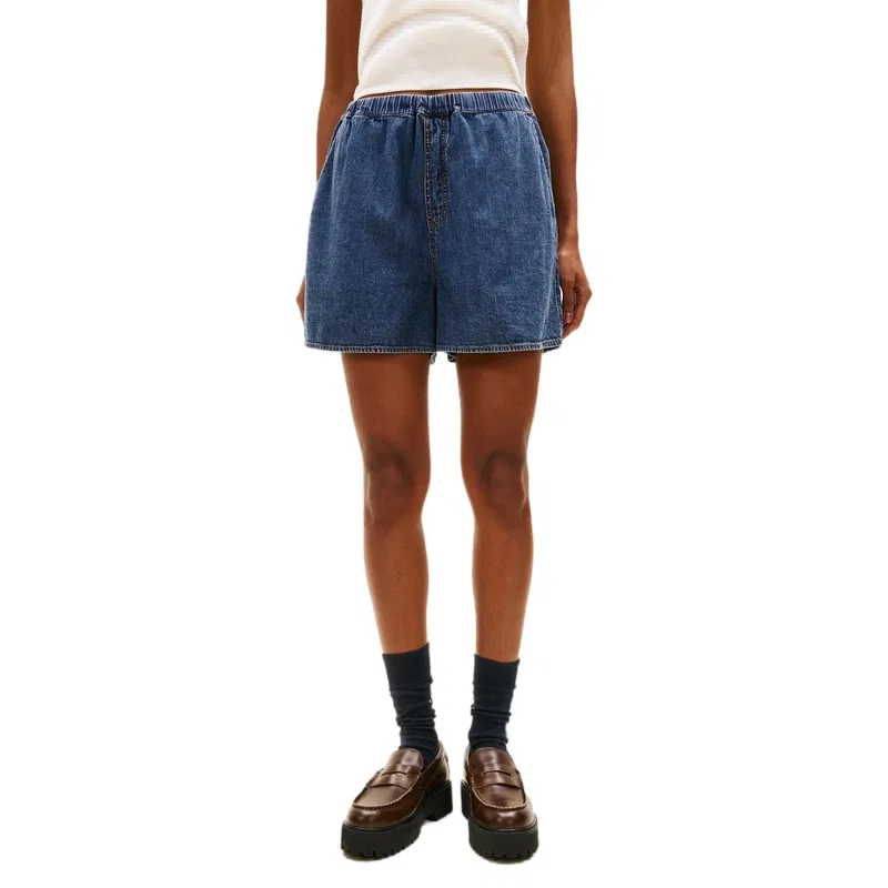 Шорты джинсовые Tommy Hilfiger Denim Blue — фото 4