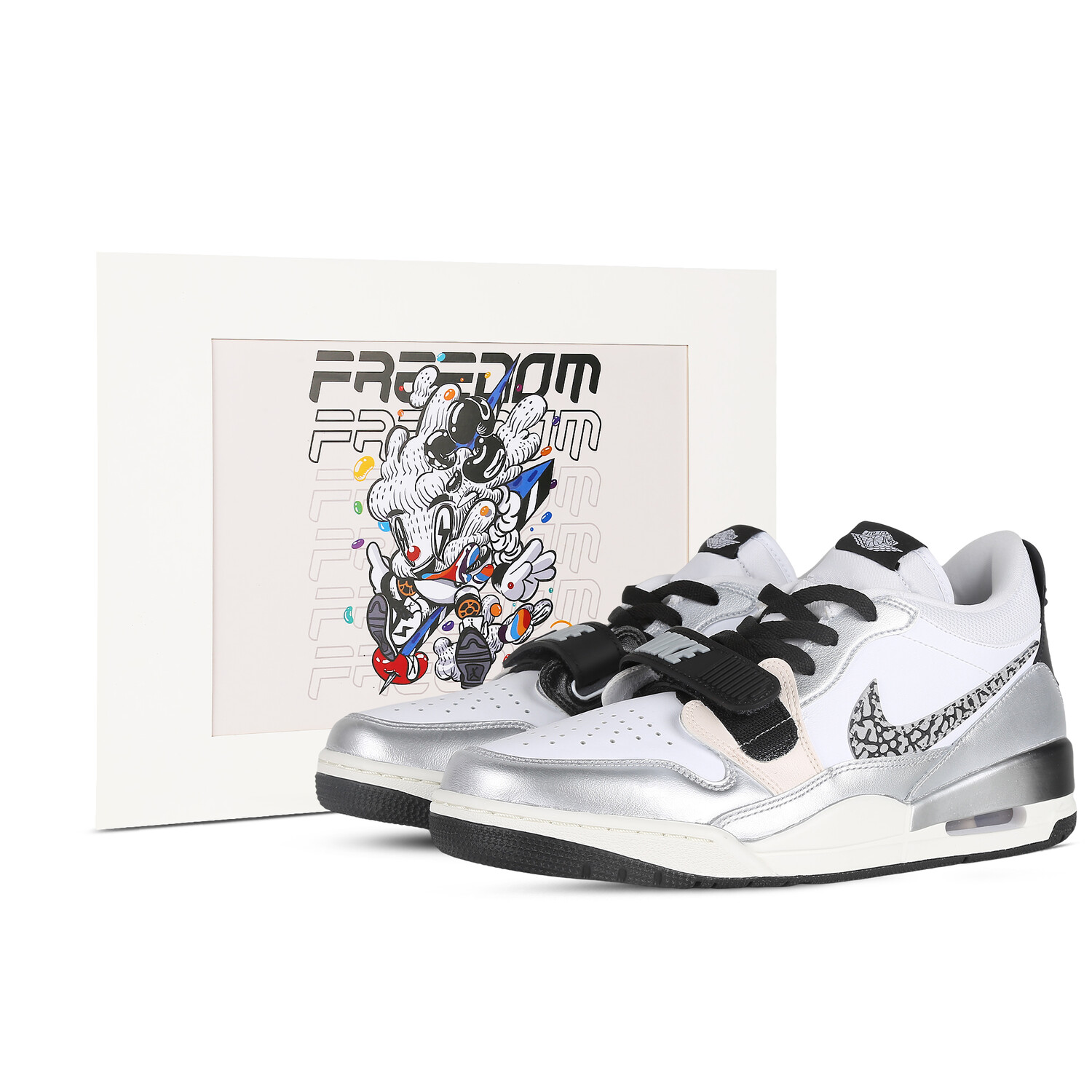 

Баскетбольные кроссовки Legacy 312 Vintage Men Mid-Top Silver White Jordan