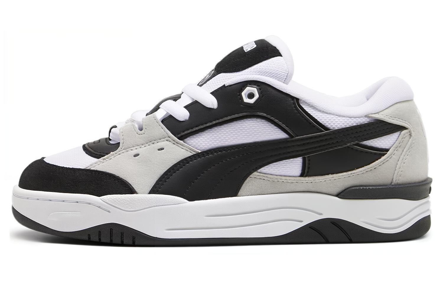 Обувь для скейтбординга Puma унисекс, Черный/Белый/Серый