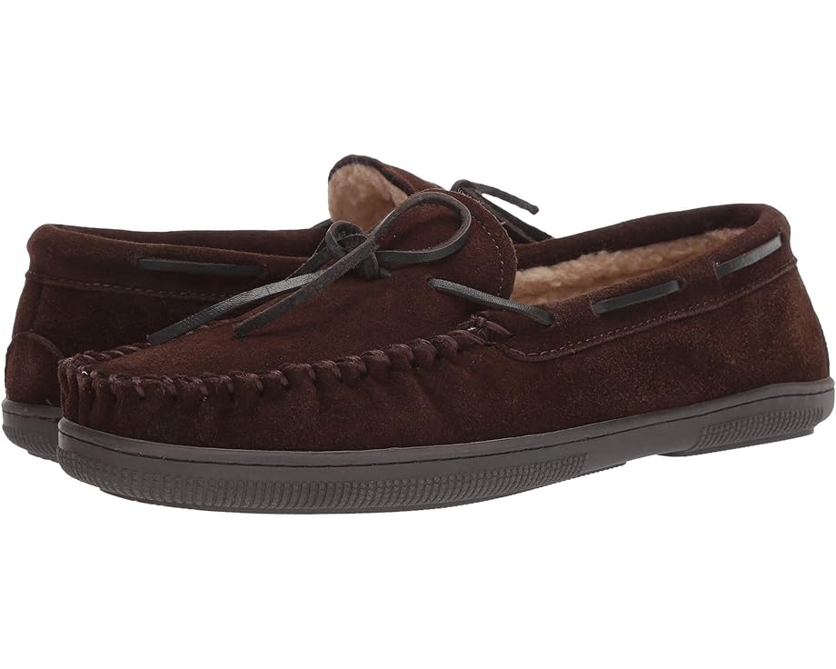 

Тапочки Florsheim Cozzy Moc Toe Tie Slipper, цвет Chocolate Suede